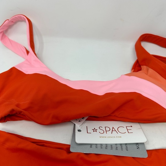 L*Space Sunburst Bikini Set Lucas Bottom & Lizzie Top Women’s XS New with tags - Picture 6 of 7